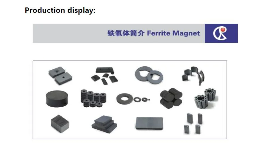 High Quality Isotropic Hard Ferrite Permanent Disc Magnet